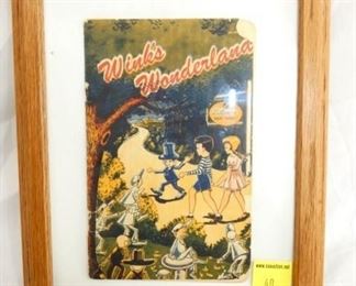 10X12 WINKS WONDERLAND BOOK FRAMED 