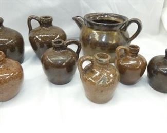 3-5IN. HILTON POTTERY JUGS 