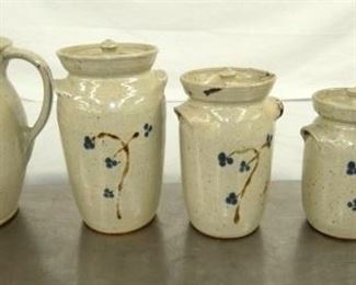 JUUGTOWN PITCHER & CANISTER SET