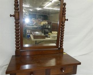 24X34 WALNUT SHAVING STAND