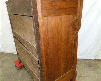 VIEW 3 LEFT SIDE WALNUT CHEST