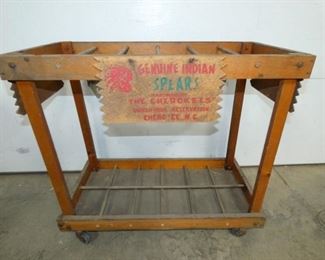 39X32 GENUINE INDIAN SPEARS DISPLAY