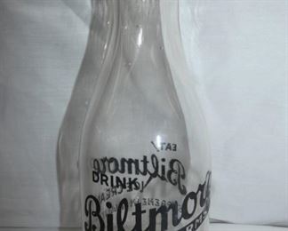 1AT. EAT BILTMORE ICE CREAM MILK BOTTLES