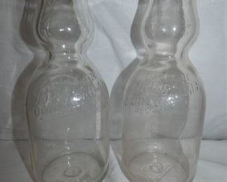 1QT. BILTMORE DAIRY BOTTLES W/CREAM TOPS
