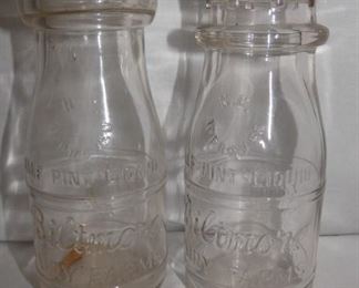 1/2 PINT EMB. BILTMORE DAIRY BOTTLES 