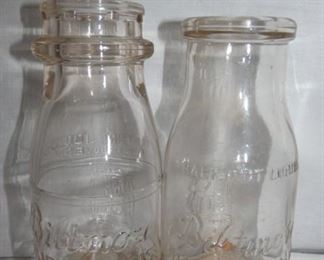 1/2 PT. BILTMORE DAIRY FARMS BOTTLES 