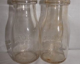 1/2 PINT EMB. BILTMORE DAIRY BOTTLES 