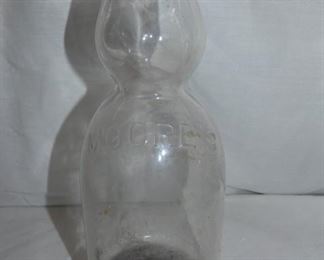 1QT. EMB. MOORE'S MILK BOTTLE 