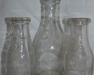 1PT.-1QT. JH SMITH DAIRY FARMS BOTTLES
