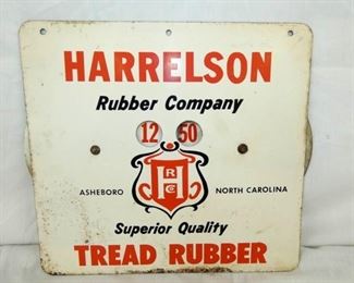 11X10 HARRELSON TREAD RUBBER SIGN 