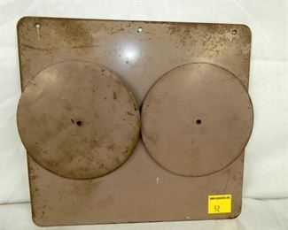 VIEW 3 BACKSIDE HARRELSON RUBBER SIGN 