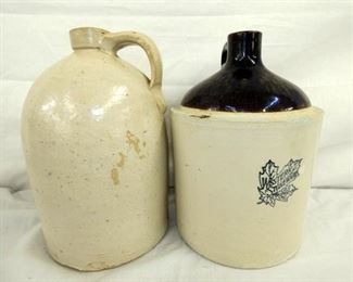 1G. STONEWARE JUGS 
