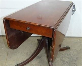 VIEW 2 MAH. DROPLEAF TABLE