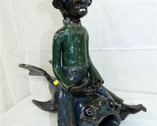 8X14 L. CRAVEN  FOLK ART POTTERY