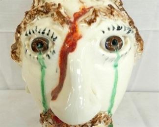 1G. ARCHIE TEAGUE FACE JUG 