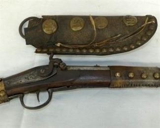 MARKED US J. WILKINS W/ BRASS DETAIL