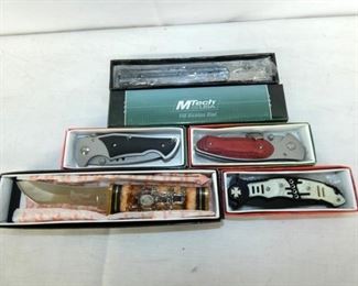 VARIOUS POCKET KNIVES