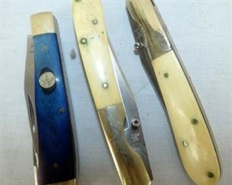 VARIOUS POCKET KNIVES
