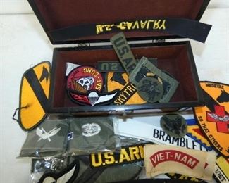 VIEW 2 CLOSEUP AIR FORCE PATCHES