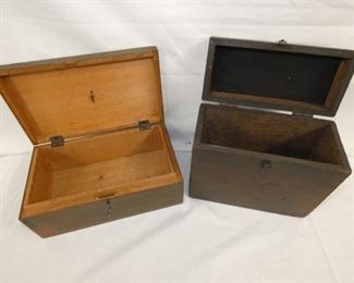 VIEW 2 INSIDE WOODED BOXES