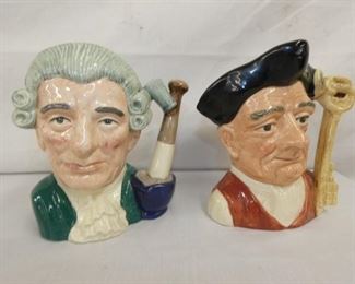 LG ROYAL DAULTON TOBY MUGS