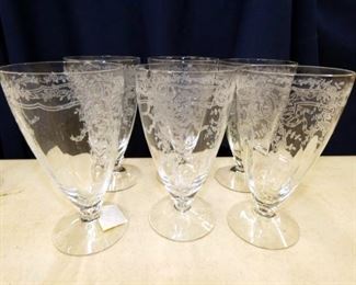 EARLY FOSTORIA STEMWARE