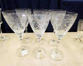 EARLY FOSTORIA STEMWARE