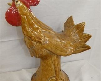 14IN SIGNED STEVE TURPIN ROOSTER