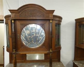 VIEW 2 W/ BEVELED GLASS TOP