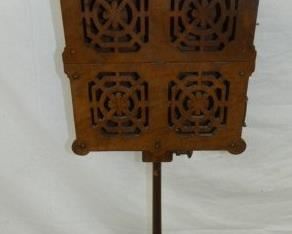 14X58 UNUSUAL WALNUT SHEET MUSIC STAND