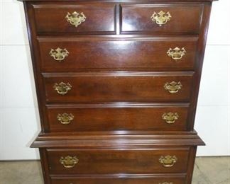 KENCAID MAH. HIGHBOY CHEST