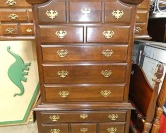 THOMASVILLE MAH. HIGHBOY 2PC.