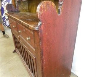 VIEW 4 SIDE PEWTER CUPBOARD