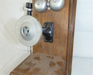 OAK WALL TELEPHONE