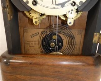 VIEW 3 INSIDE 8 DAY SETH THOMAS CLOCK