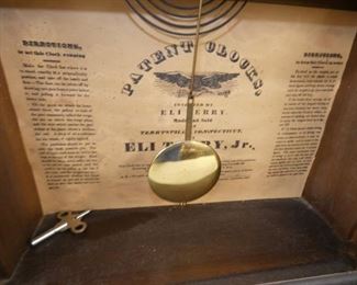 VIEW 3 INSIDE ELI TERRY CLOCK