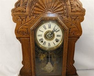 GILBERT OAK KITCHEN CLOCK