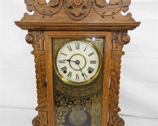 OAK SETH THOMAS KITCHEN CLOCK
