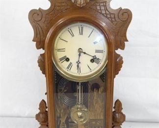 WALNUT PARLOR CLOCK