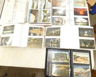 ALBUMS OF VARIOUS POSTCARDS