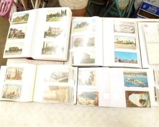 ALBUMS OF VARIOUS POSTCARDS