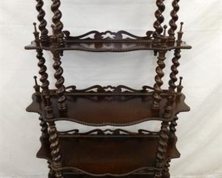 ORNATE MAH. WHAT NOT STAND