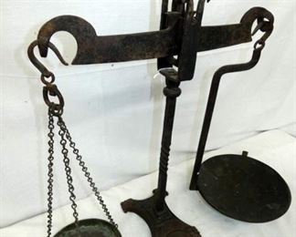 VIEW 4 EARLY BLACKSMITH MADE SCALES