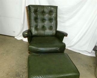 VIEW 3 CHAIR W/ LEATHER STOOL