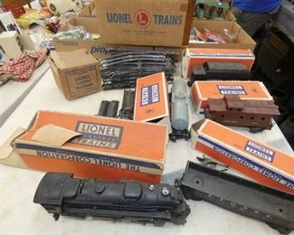 LIONEL TRAINS W/ BOXES