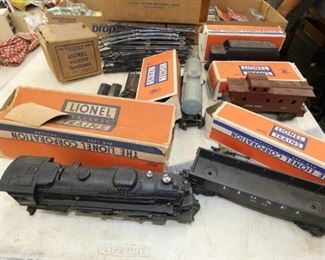 LIONEL TRAINS W/ BOXES