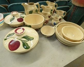 VARIOUS PCS. WATT POTTERY