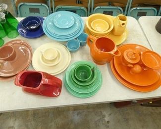 VARIOUS PCS. FIESTA WARE