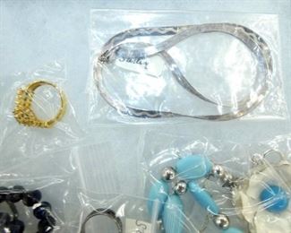 STERLING, GOLD, COSTUME JEWELRY 