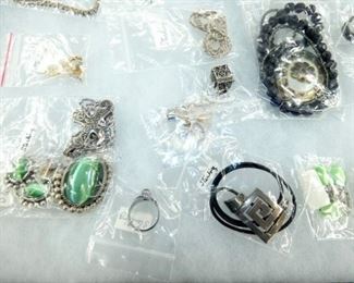 STERLING, GOLD, COSTUME JEWELRY 